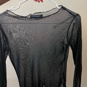 Glittery Mesh Brandy Melville Top